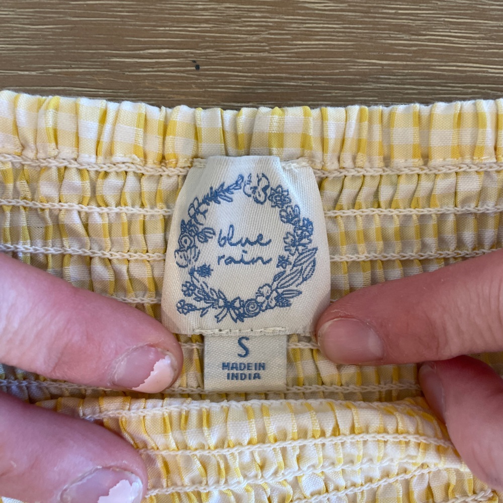 Francesca’s Yellow Mini Ruffle Skirt - Picture 2 of 3